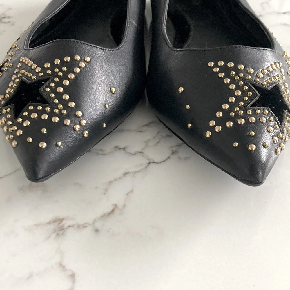 MICHAEL KORS Women’s LEATHER Slip On Flat Shoes Size 8M - Picture 4 of 7